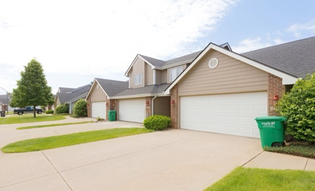 Attached two-car garages at The Pines